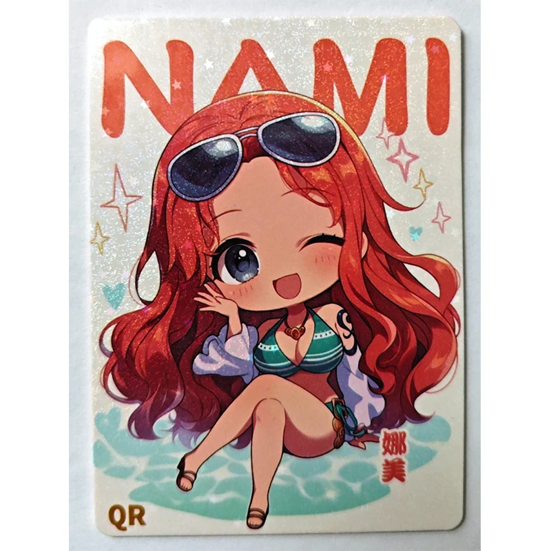 Anime Goddess Story QR Series Collection Cards Yae Miko Kamado Nezuko Ganyu Boa Hancock Christmas Birthday Gifts Children's Toys