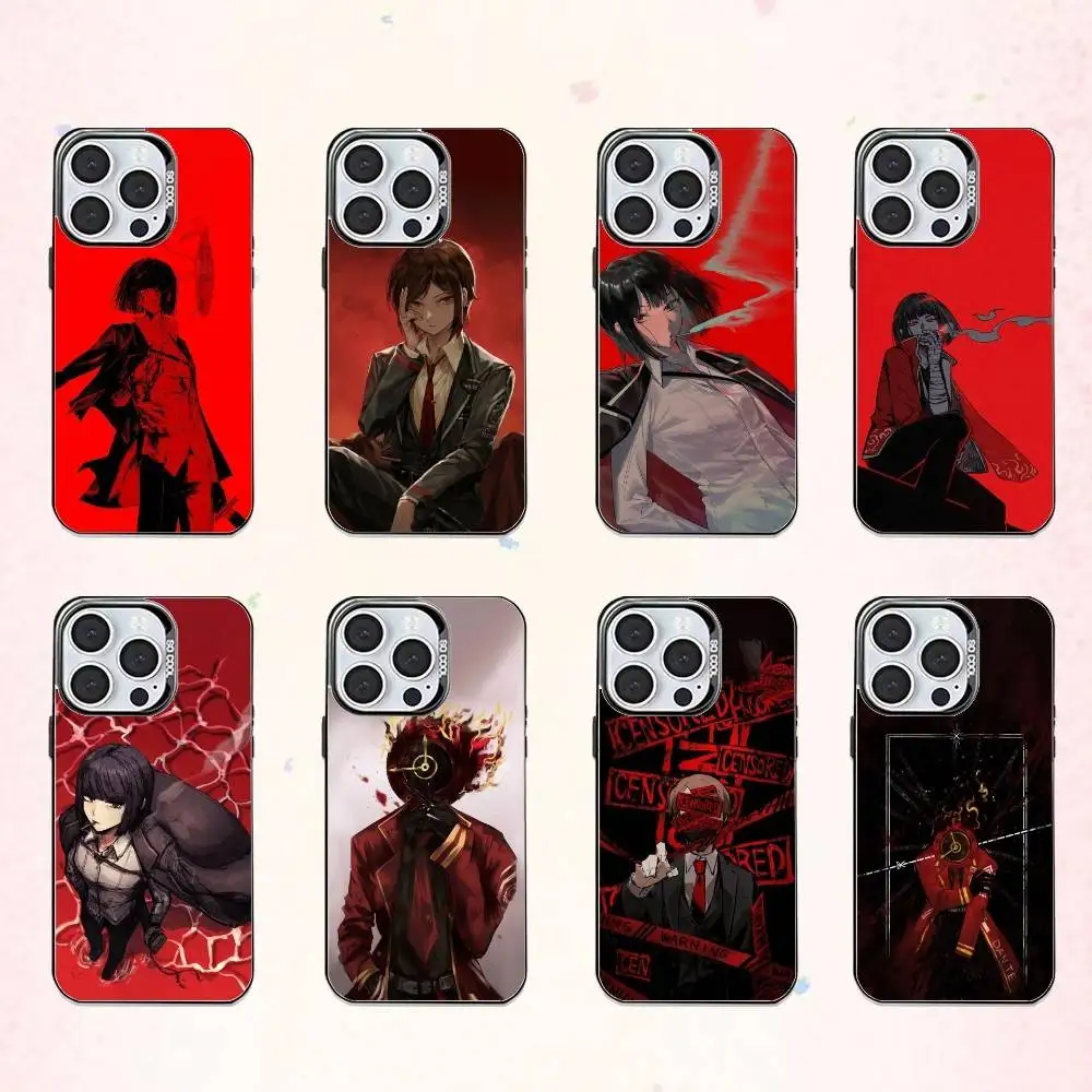 

Dread Game L-Limbus C-Company Phone Case For iPhone17,16,15,14,13,12,11 Plus,Pro Max Colored Silver Plated Inside Cover