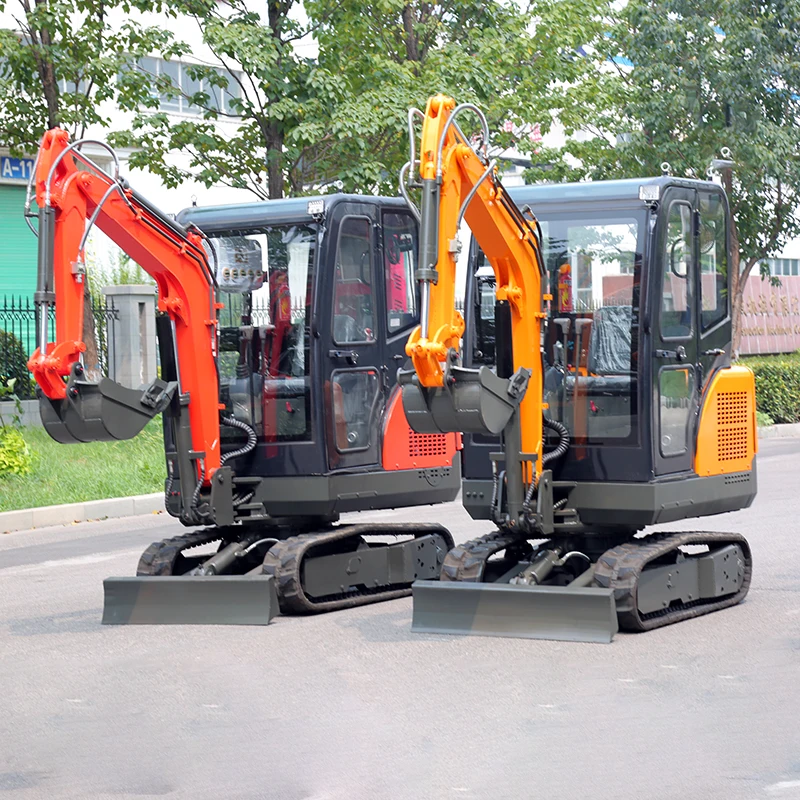 จีนขายส่ง Crawler 2000Kg Mini Excavator 2ตันดีเซล Digger ด้วยราคาที่แข่งขัน CE EPA ยูโร5สำหรับขาย