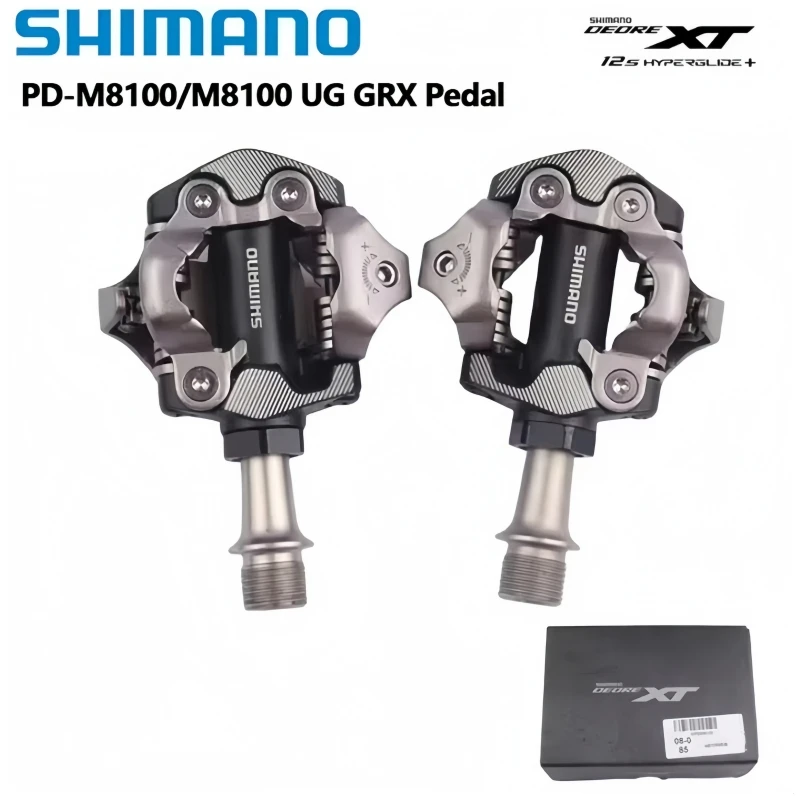 

Shimano GRX PD-M8100 UG Педаль с самоблокировкой Deore XT PD-M8100 PD-M8120 Педаль Race SPD Гравийная велосипедная педаль MTB Оригинальный Shimano