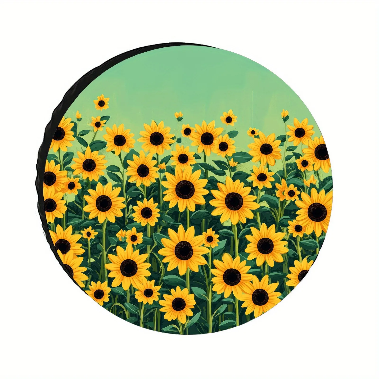 Sunflower Pattern Spare Tire Cover for SUV Camper Trailer Accessories