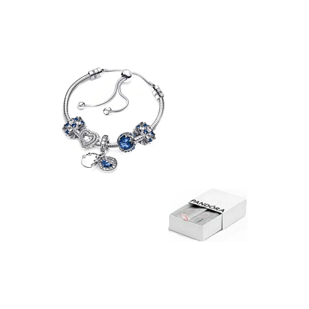 

Pandora 925 Sterling Silver Bracelets Women's TZ0082