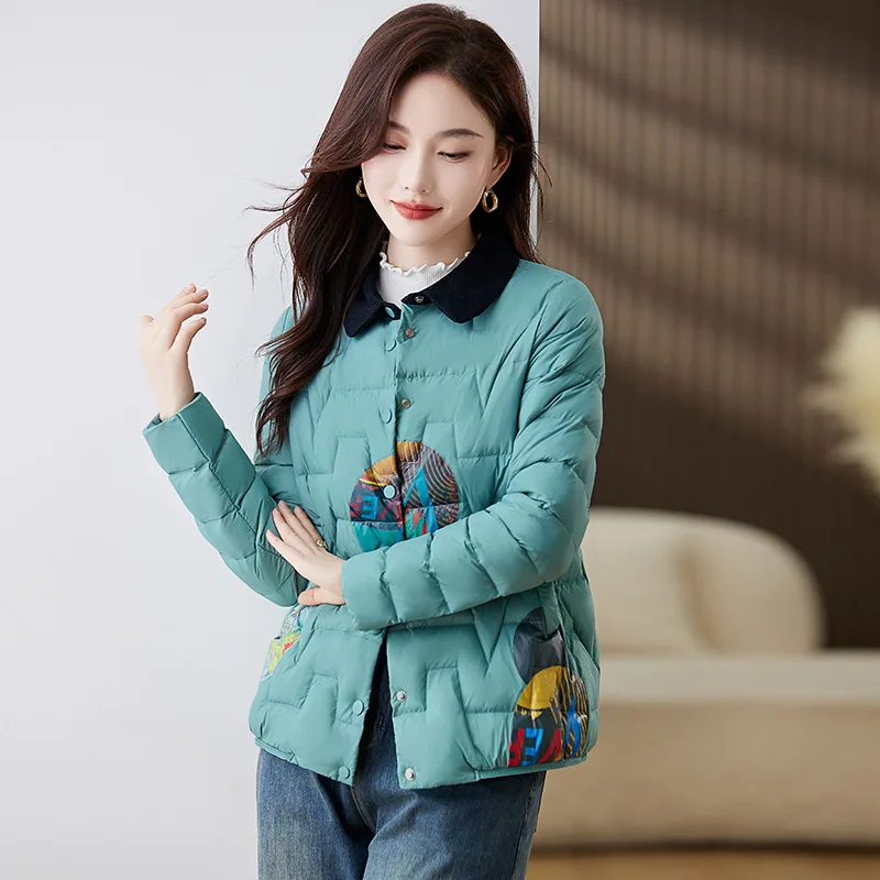 

2026 New Autumn Winter Down Cotton Jacket Women Parka Loose Short Cotton Padded Jacket Female Parkas Warm Casual Outwear Coats