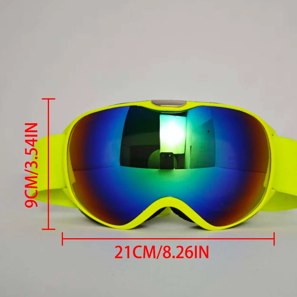 2025 Occhiali da sci per bambini 4-14 anni Doppio strato Anti Fog Occhiali sportivi da esterno Inverno Bambini Occhiali da sci da corsa Antivento