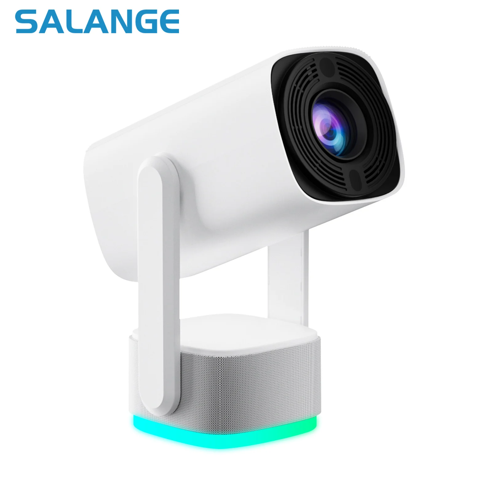 

Salange K2 projector LED Built-in Battery Beamer Portable Home Theater with 1280*720 physcial resolution projetor Android 9.0 OS