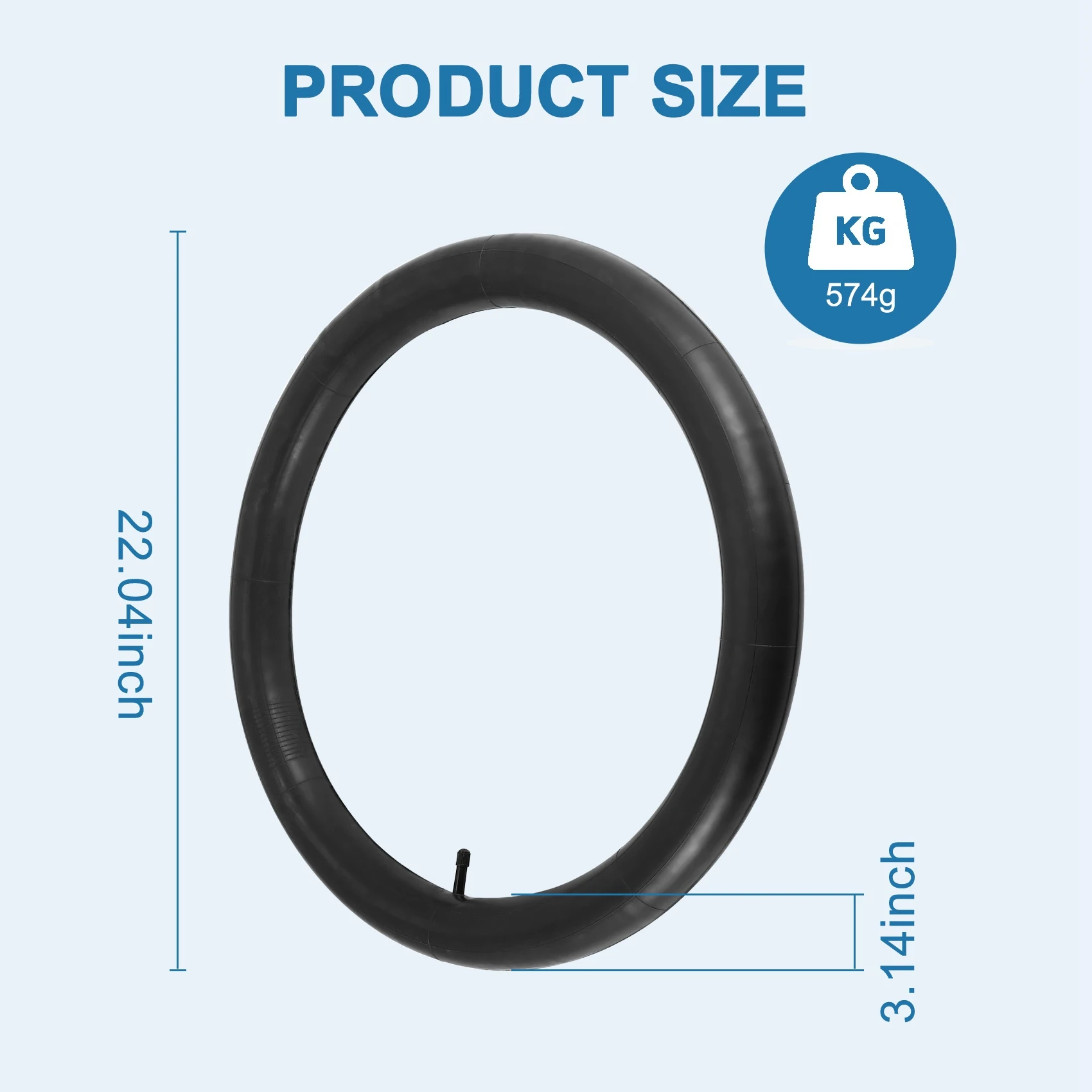 AA75-2 Opakowanie Dętek Rowerowych MTB 20 X 3.0 32Mm Zawór Schrader 20 Calowe Dętki Rowerowe Dętki Wewnętrzne do Rowerów Górskich