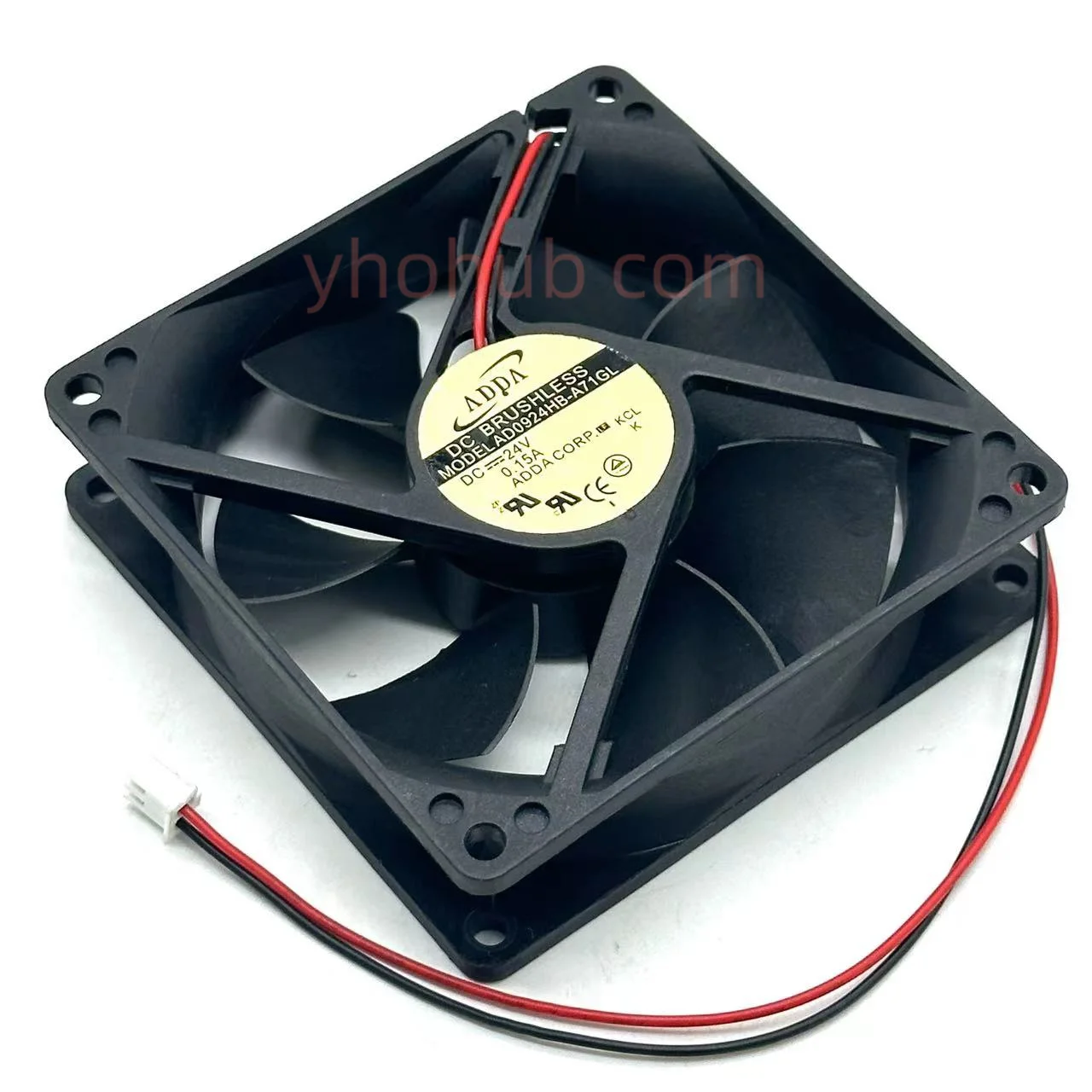 

ADDA AD0924HB-A71GL DC 24V 0.15A 2-wire 90X90X25mm Server Cooling Fan