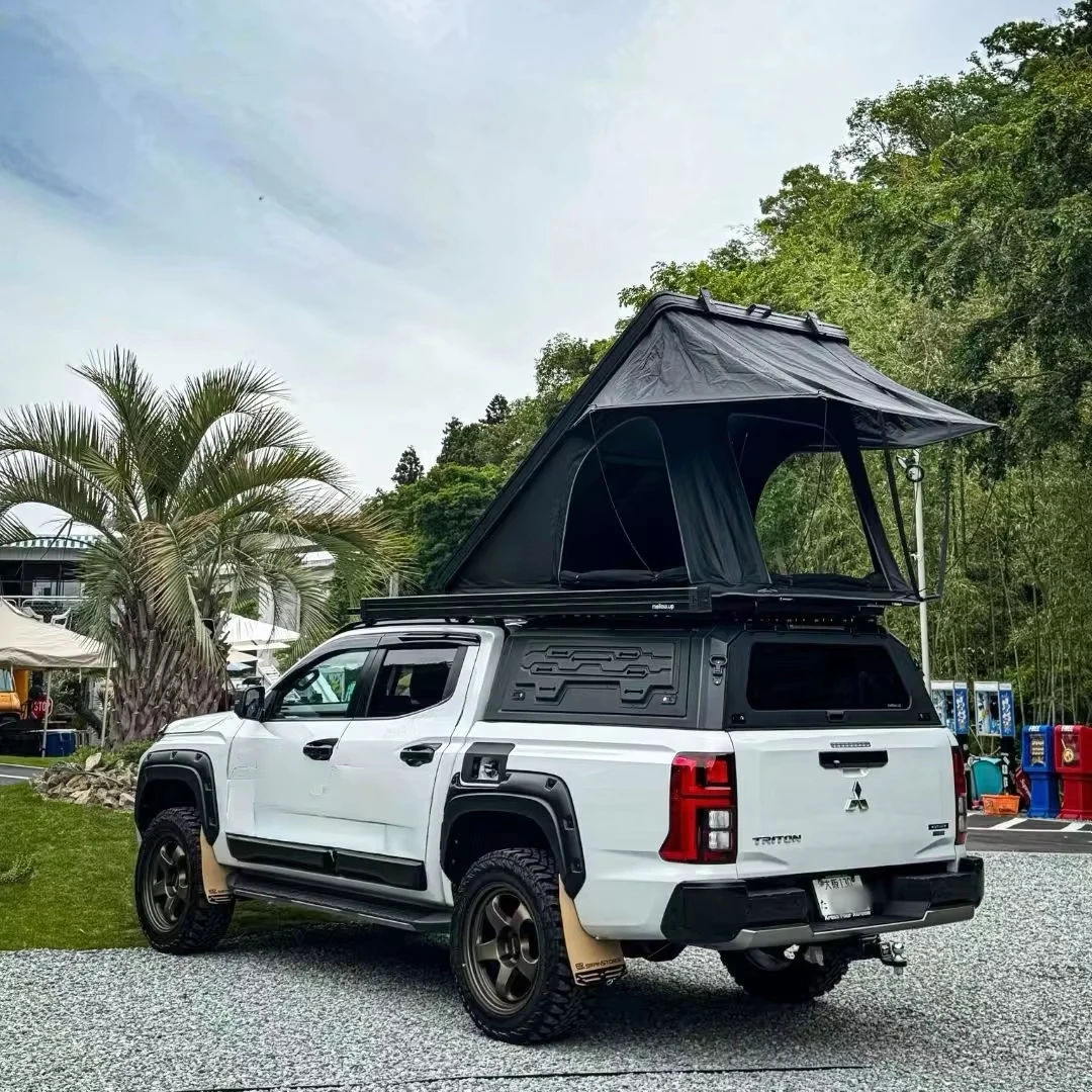 

Outdoor Roof Top Tent with Aluminum Panel Pop-up Oxford Fabric 3-4 Person Car Overland Tent for Camping Road Trip Travel,Custom