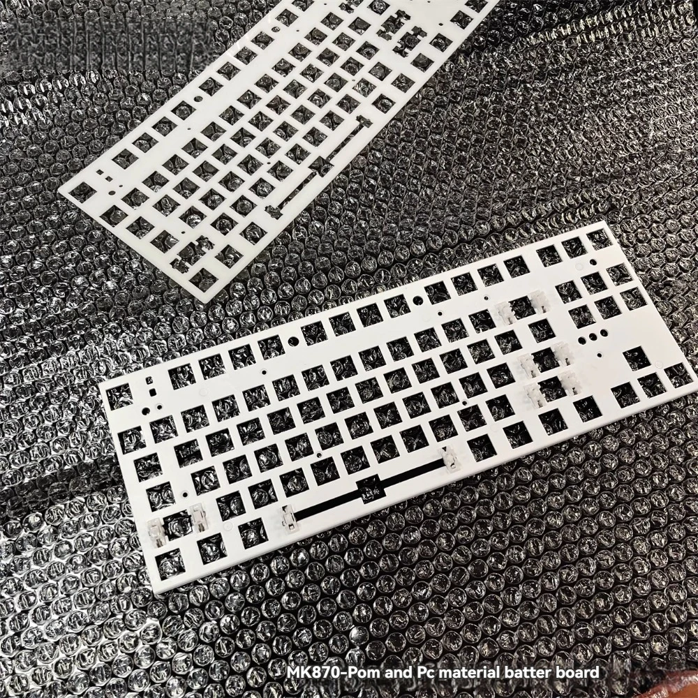 FL·ESPORTS MK870 Positioning Plate for Mechanical Keyboard with PC/POM/Fr4 Material Thicken Custom Gaming Keyboard Accessories