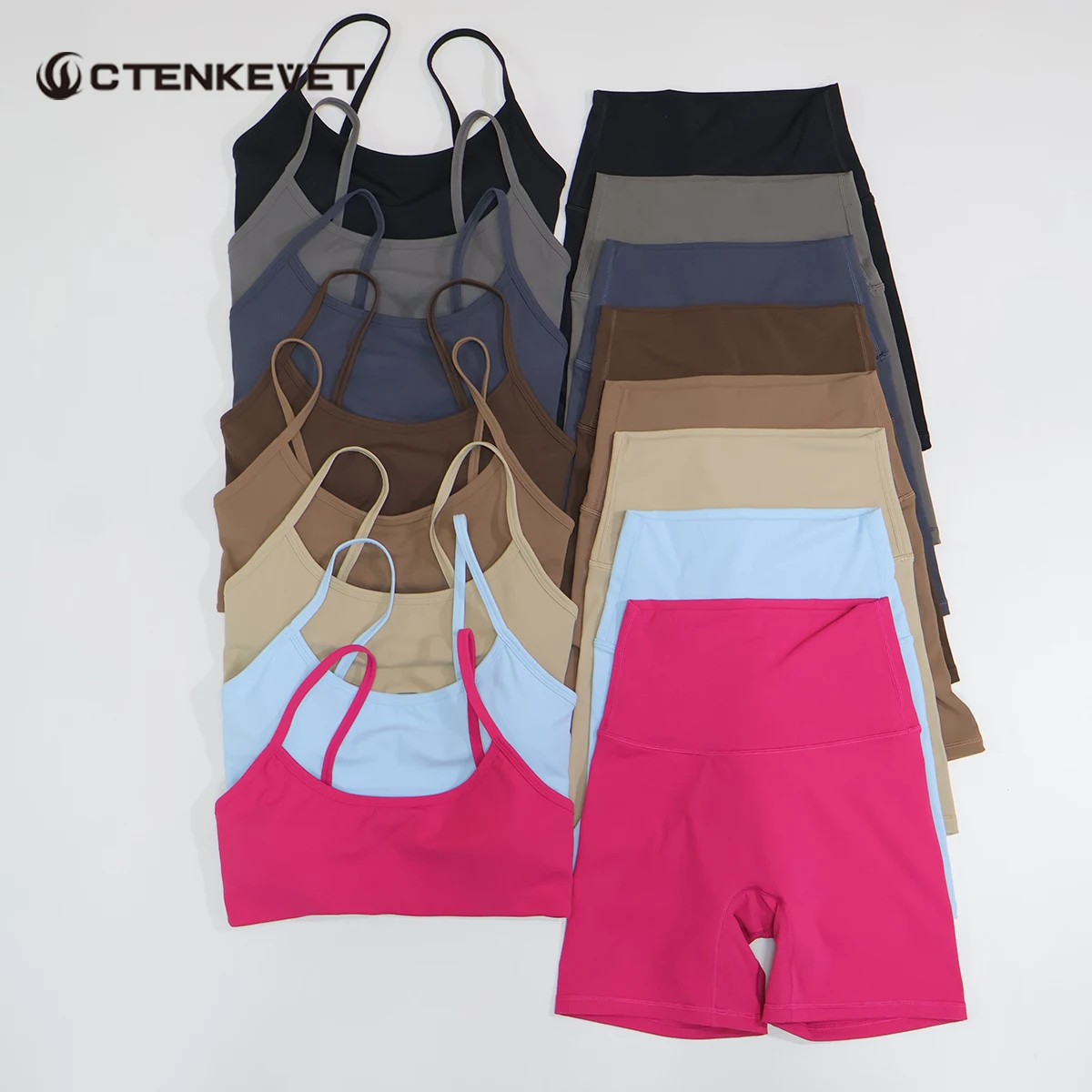 

Summer Women's Backless Yoga Sports Bra And Sportswear Set Comfortable Two-piece Fitness Gym Workout Bra Tops And Pants Yoga Set