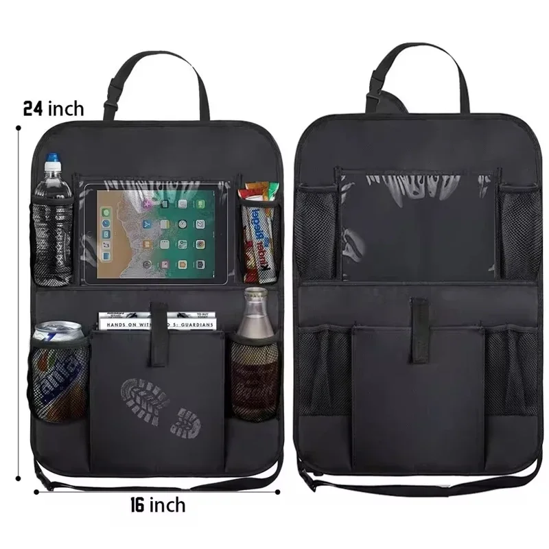 Multifunctional Car Seat Storage Organizer Universal Large Capacity Oxford Hanging Storage Bag Multi Pocket Organizer Holder