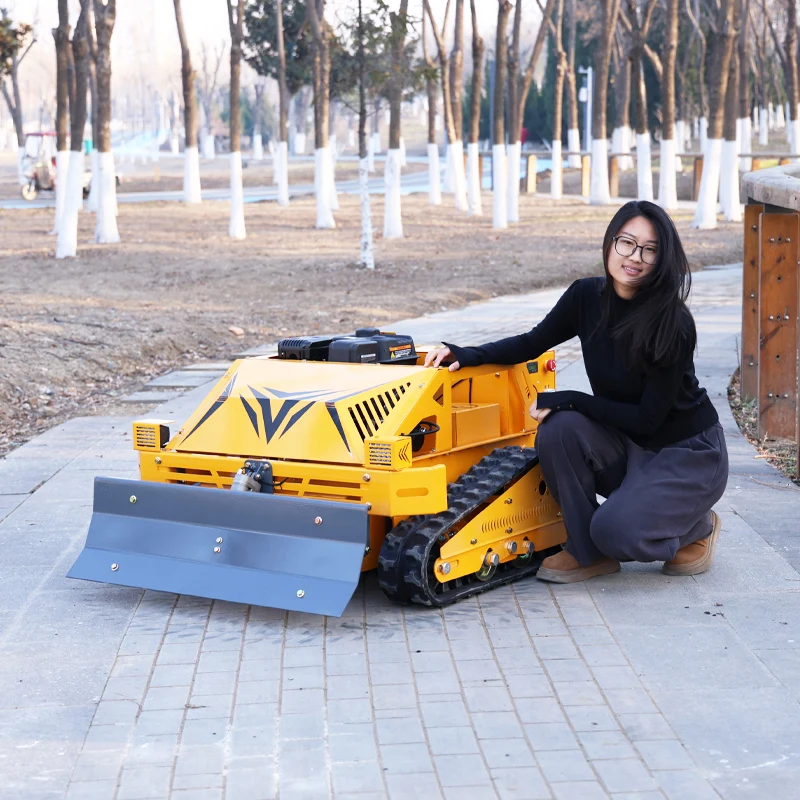 

Customized 4-Stroke Track-Driven Lawn Mower - Remote-Controlled Self-Propelled Industrial Grade Flail Model