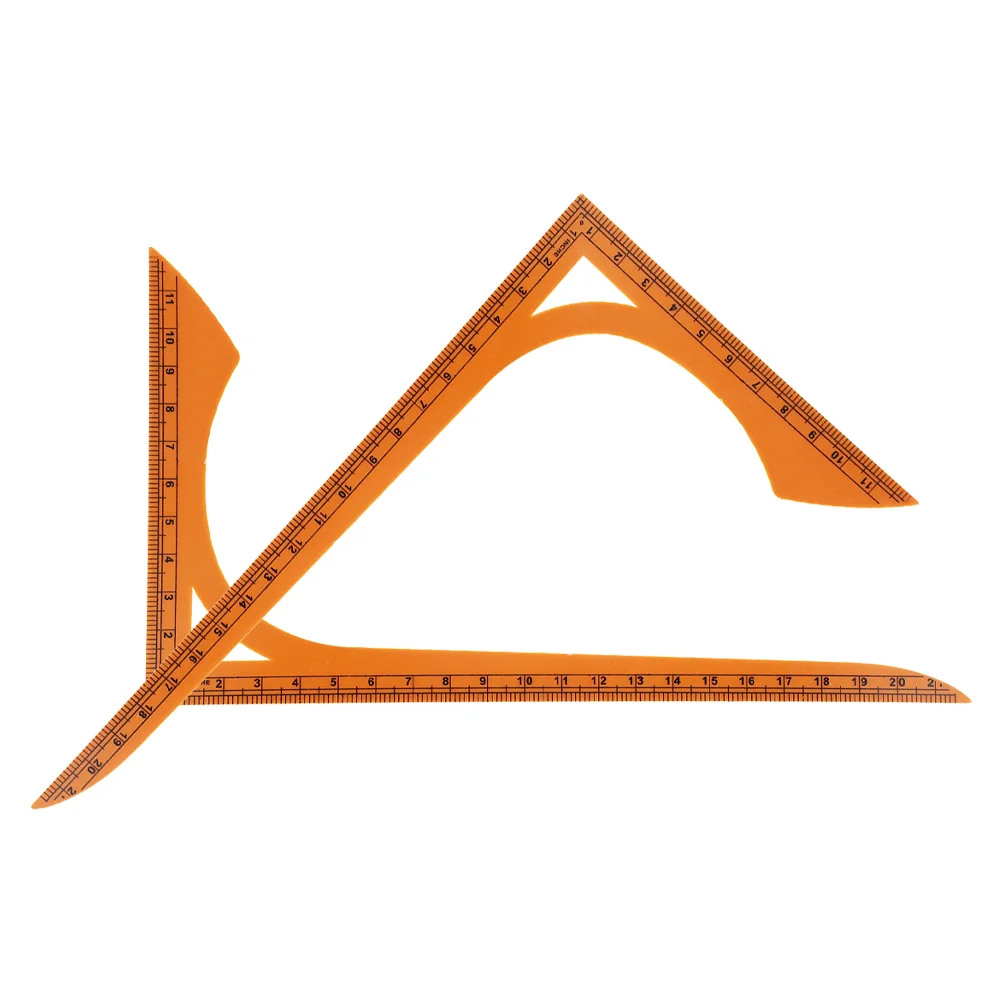2 Pcs Cutting Ruler Quilt for Sewing Fabric Making Tailor Rulers Patchwork Template Measuring Tools
