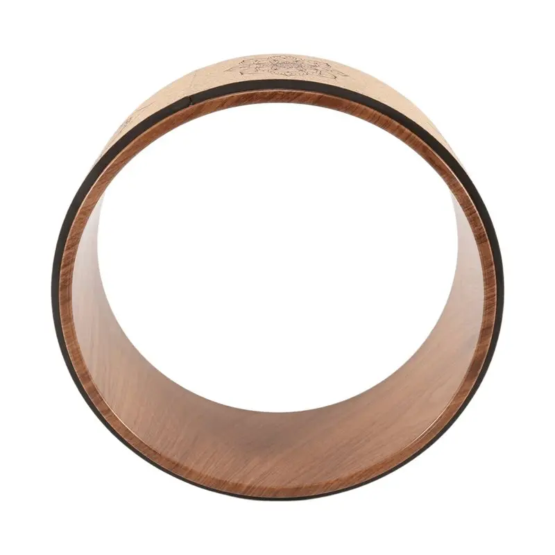 budget-friendly-cork-yoga-wheel-for-yoga-poses-and-backbends-inversions-wood-effect-and-mandala-print-dharma-yoga-prop-wheel