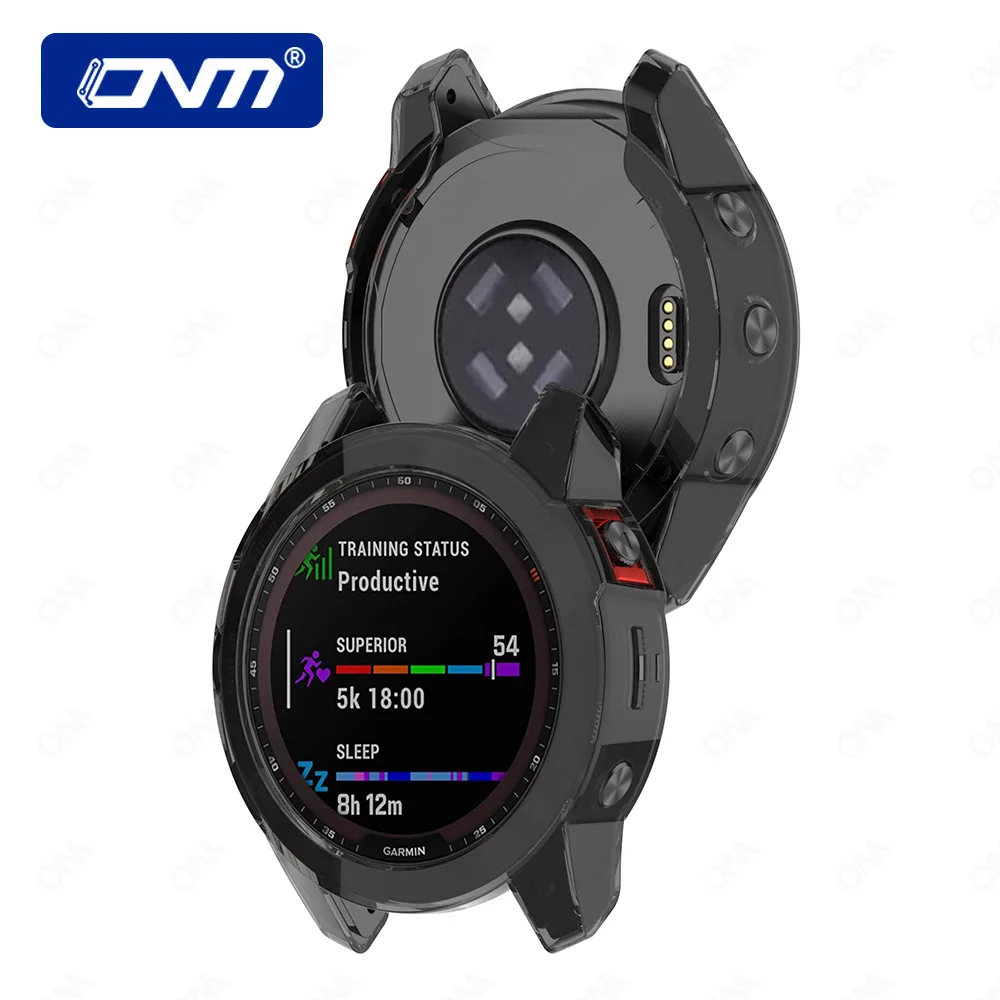 Transparent Soft Case for Garmin Epix Gen 2 Protective Bumper Cover for Fenix 7 7S 7X Smart Sport Watch Protector Accessories