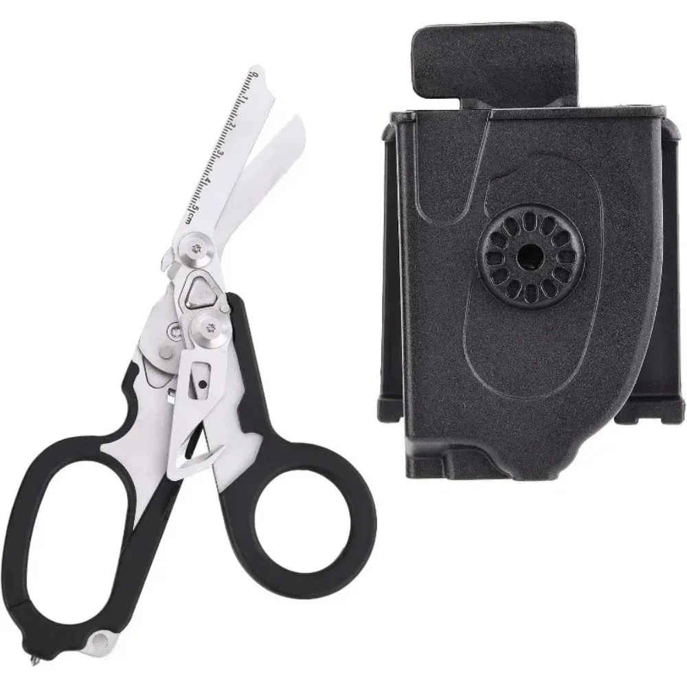 News Multifunction Scissors for Raptors First Aid Expert Tactical Folding Scissors Outdoor Survival Tool Combination Gadget 1pcs