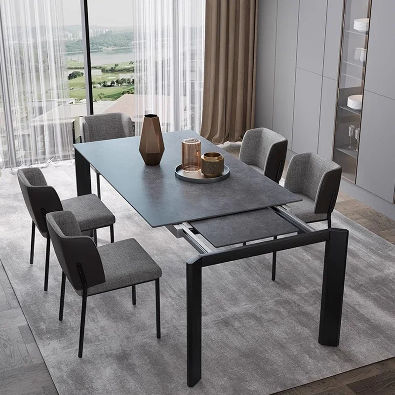 Foldable Italy Dining Table Organiser Mobile Nordic Waterproof Dining Table Restaurant Accessories Mesa Plegable Stand Furniture