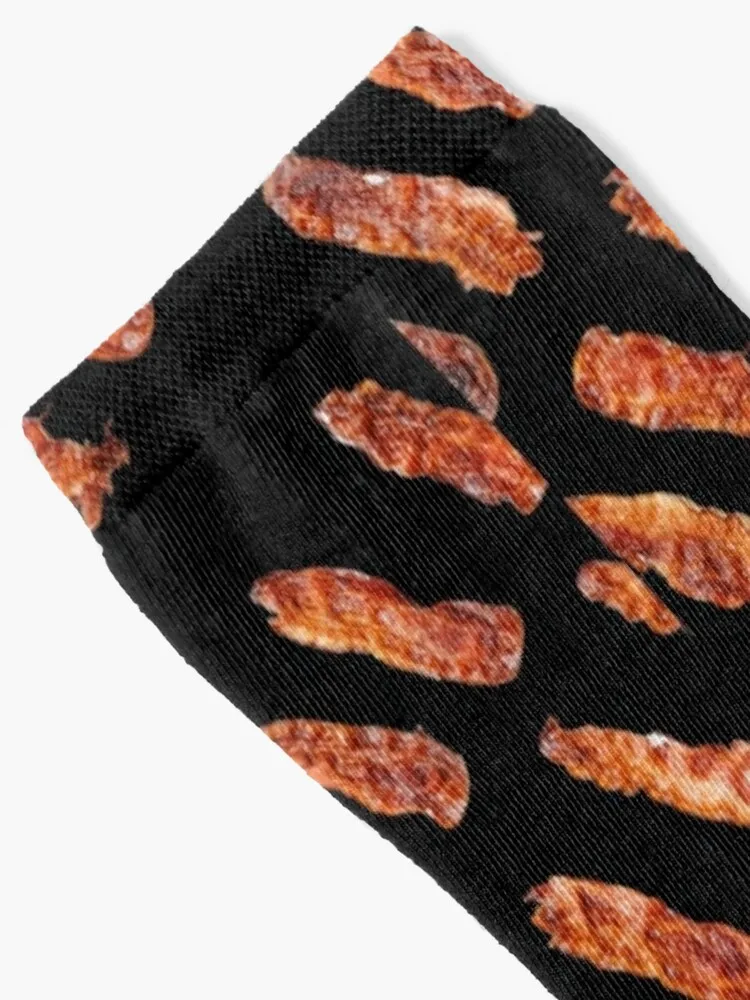 Crispy Fried Bacon Socks cycling sport cute hip hop Men Socks Women's