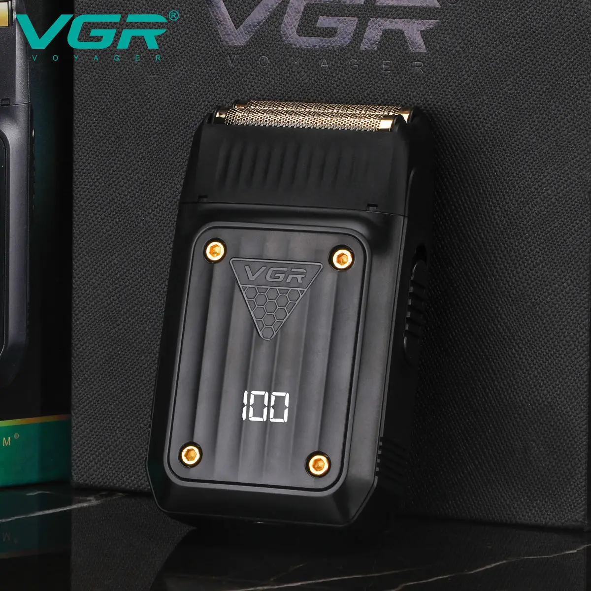 VGR 363 Razor Electric Shaver Professional Hair Trimmer Rechargeable Shaving Barber Beard Trimmer Foil Hair Shaver for Men
