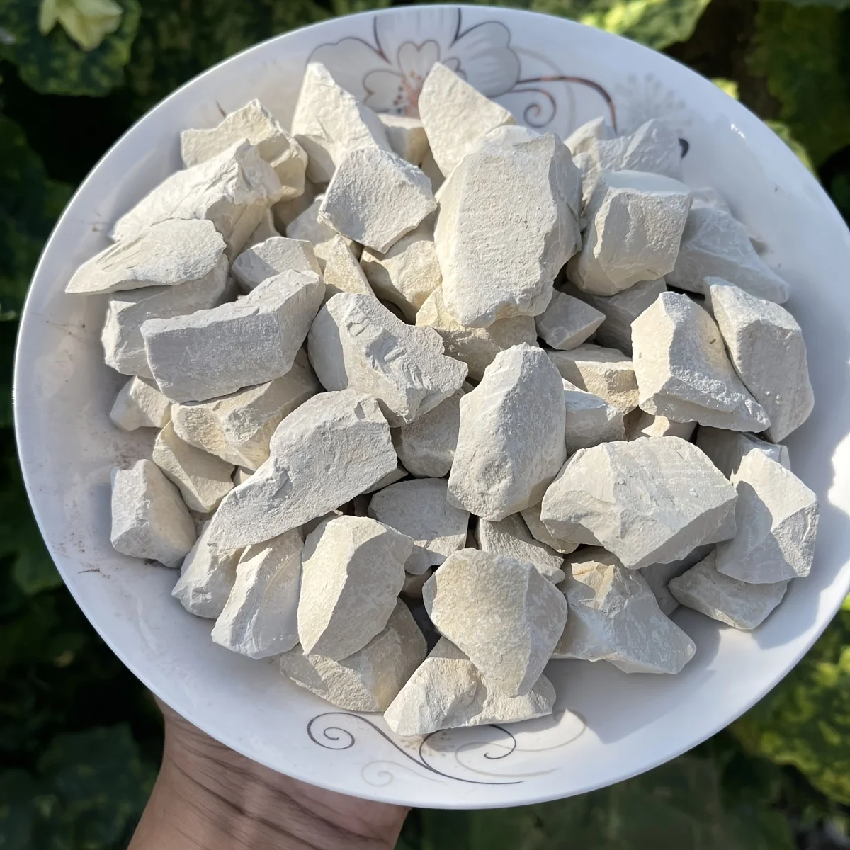 50g/100g/200g Natürliche Weiße Kreideerde, Weißer Lehm, Kreideerde-Block, Innendekorationsmaterialien, Dekorative Weiße Lehmblöcke – Detail 2