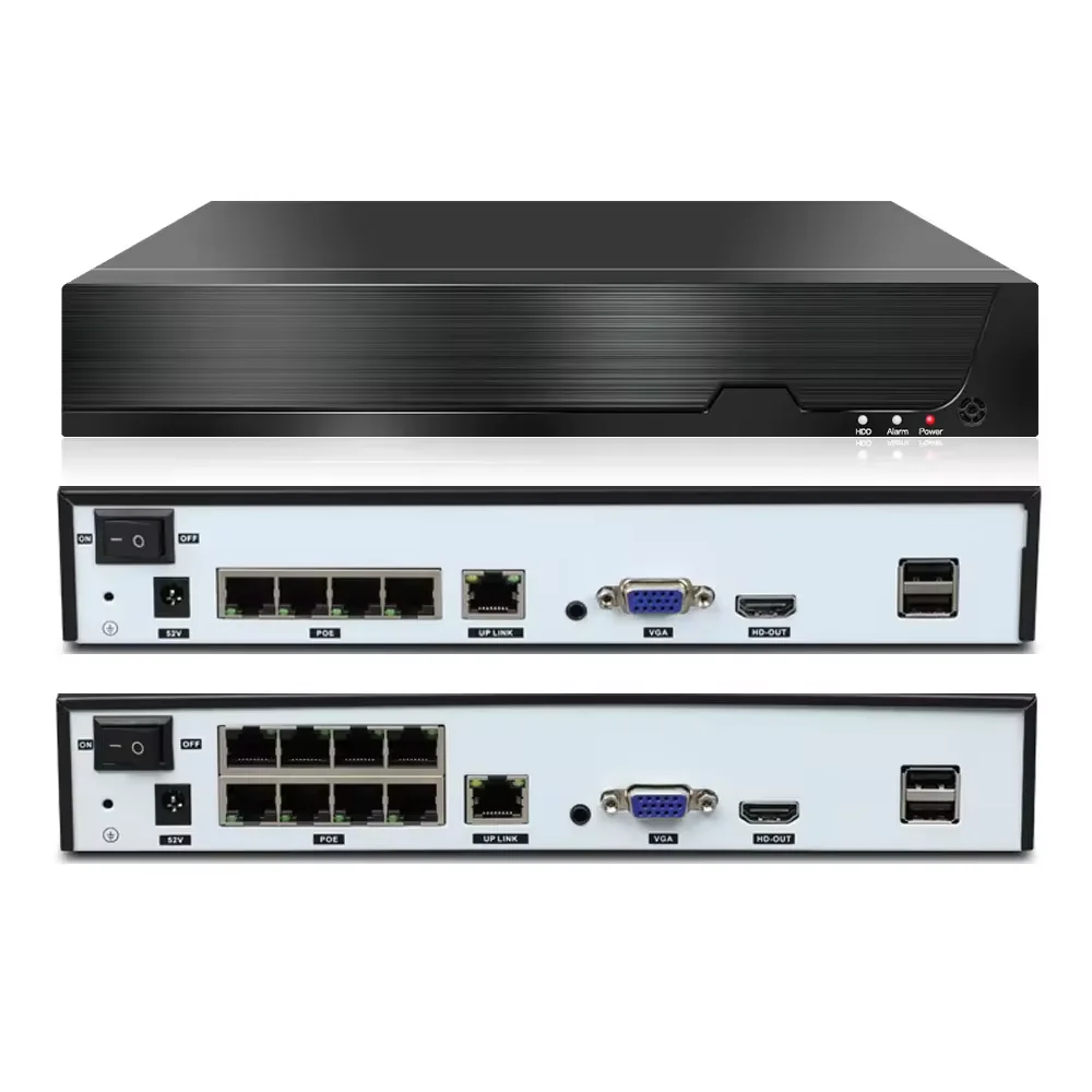 8MP 8CH Xmeye Network Video Recorder POE NVR Kit 8MP Metal IP Cameras Wireless POE Bullet Security CCTV 8CH 8MP POE NVR Kits