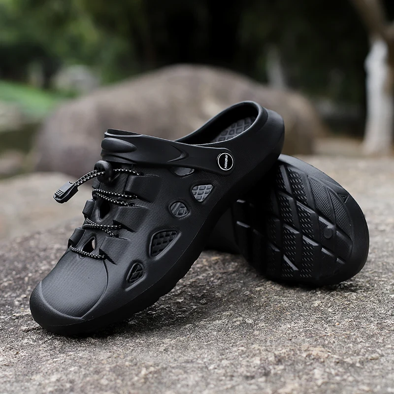 

Men Summer Sandals 2023 Fashion Clogs Mens Shoes Comfortable Soft Cute Men Clogs Slides Slippers EVA Injection Water Shoes