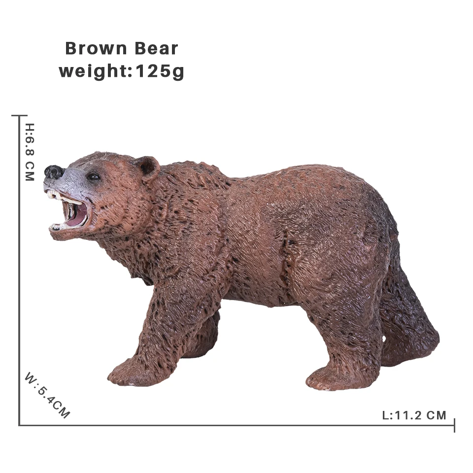 Solide Simulation wilde Zoo Tier Antilope Giraffe Panda Schwein Modell Action figuren Elefant Tiger Figuren Spielzeug für Kinder – Detail 9