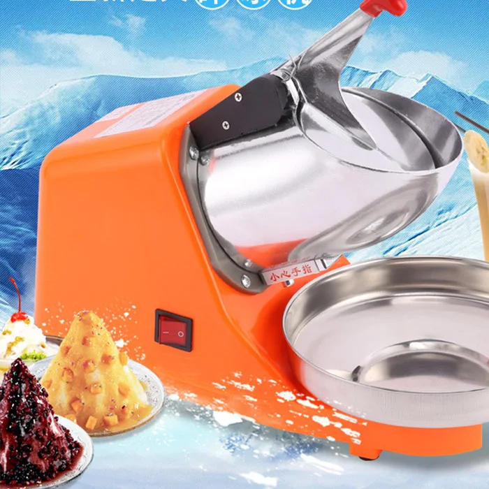 Hot Selling Ice Shaving Smashing Machine Red Bean Mung Bean Scraped Mango Shaved Ice Making Machine