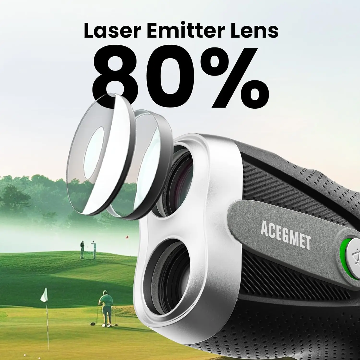 Range Finder Golf Slope 1100 Yards Laser Rangefinder Golfing Rechargeable Magnetic 7X Magnification Accessories Golf Ideal for N