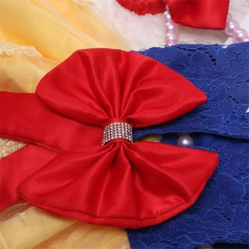 96GC الرضع التصوير الزي الأميرة زي القوس عقال فوتوستوديو الدعائم دعوى طفل صور زي الوليد دش هدية