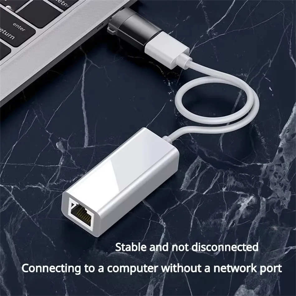 USB 2.0 Ethernet-адаптер Сетевая карта USB-RJ45 10/100 Мбит/с Lan Интернет-кабель для MacBook PC Windows XP 7 8 10 LUX Android