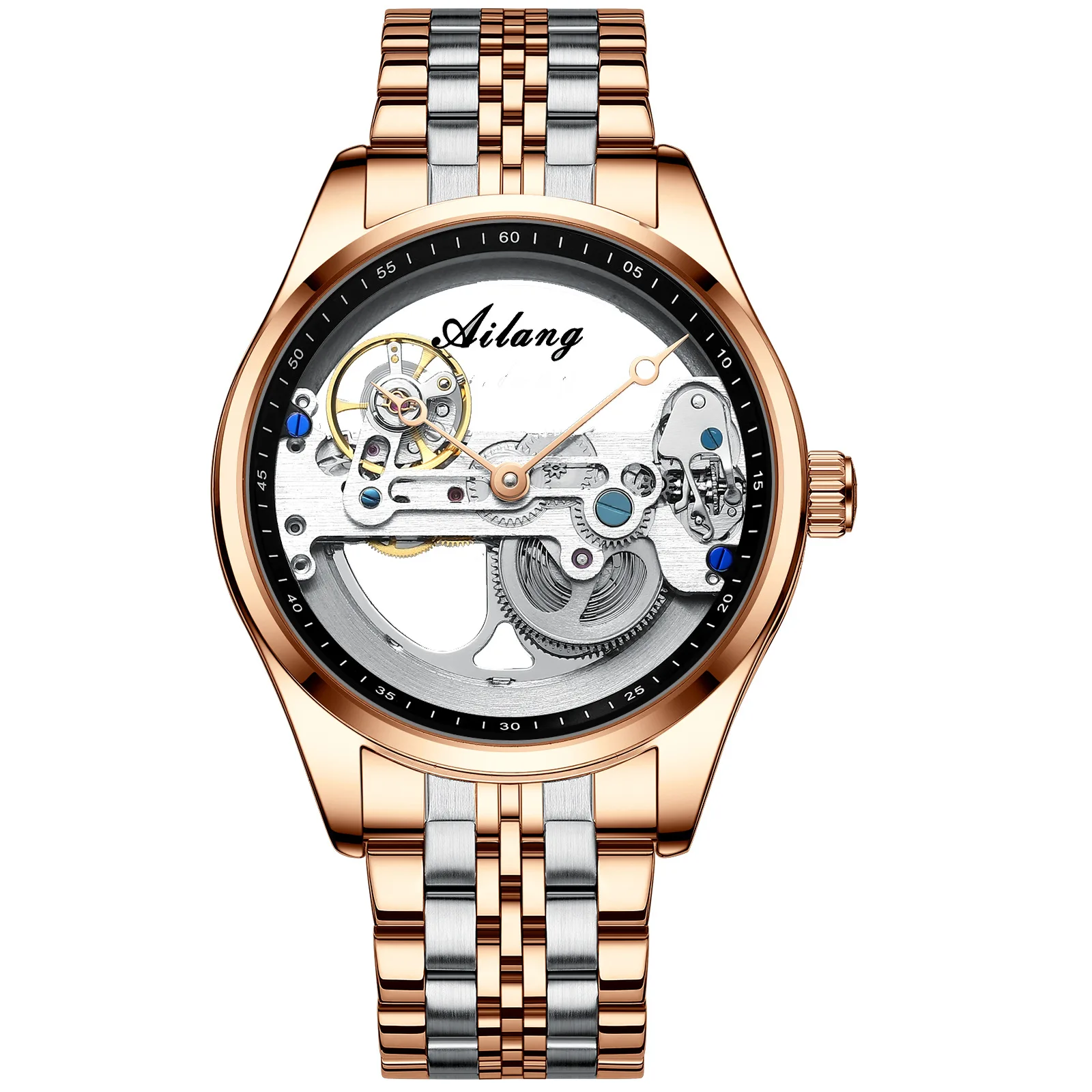 Men Waterproof Watch Mechanical Watch Automatic Transparent Fashion Watch Unisex