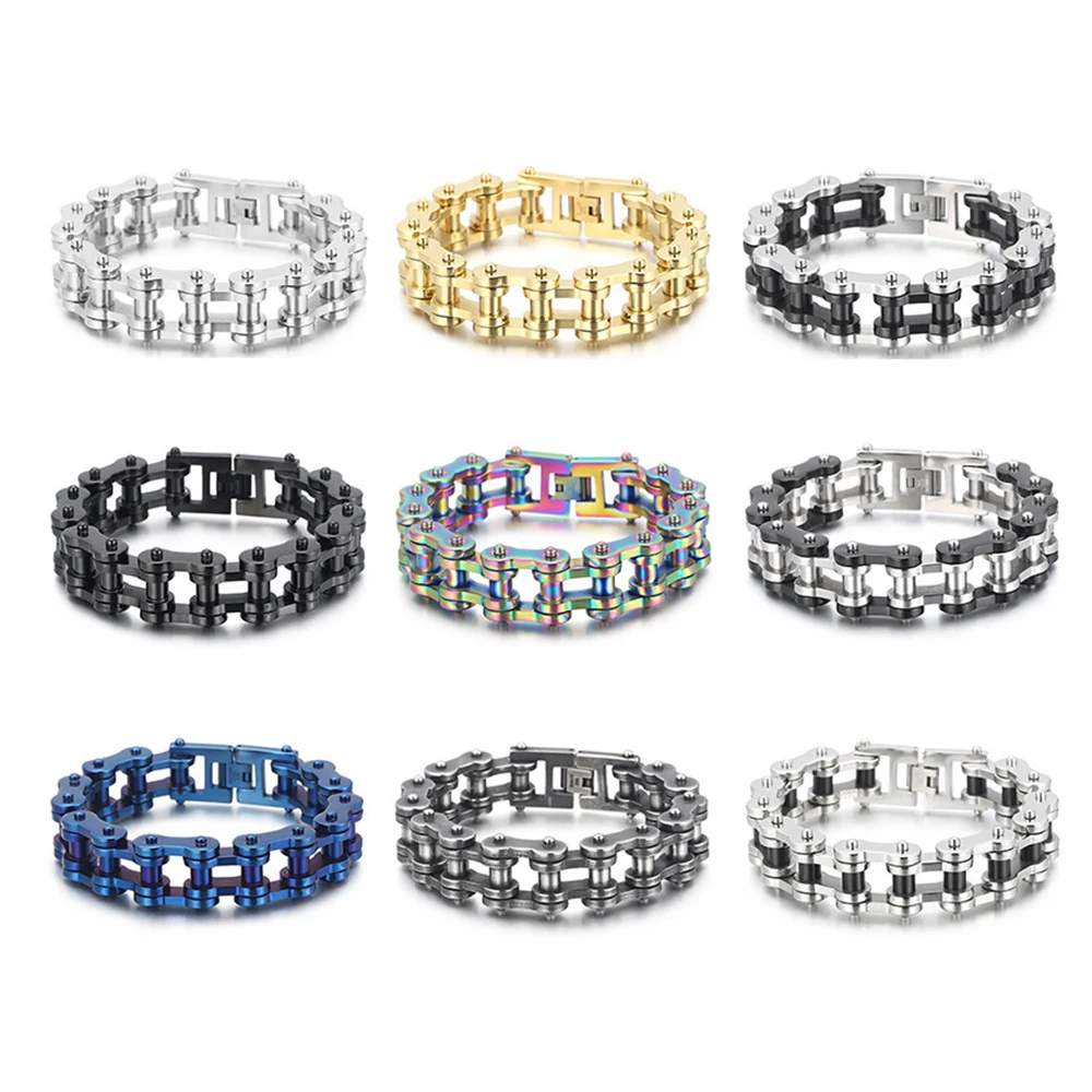 Punk Men Thick Brac… - image