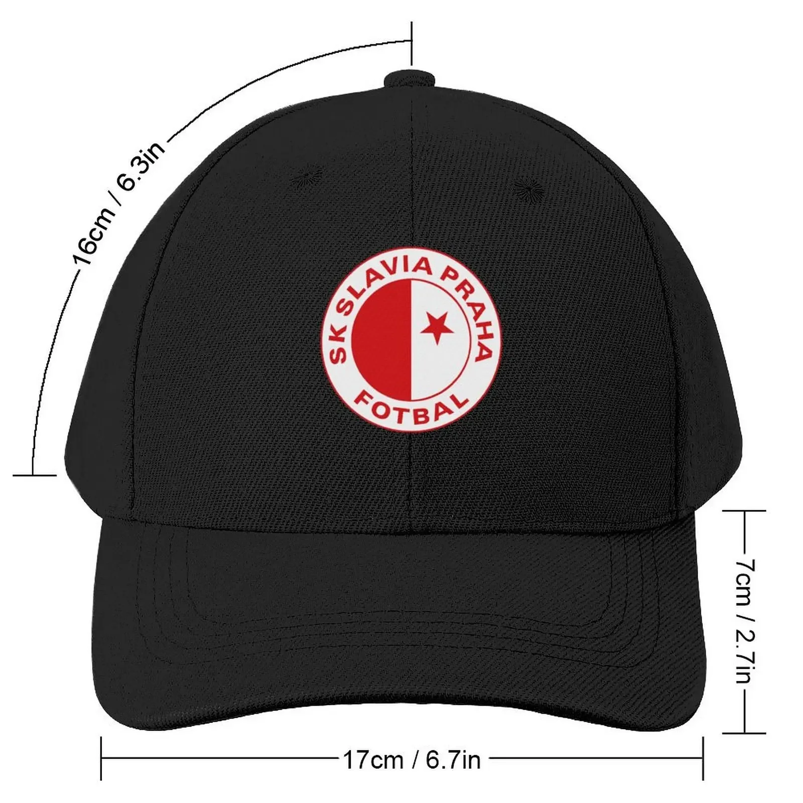 Sportovní klub Slavia Praha Baseball Cap Trucker Hat Ball Cap Beach Bag Sports Cap Mens Women's