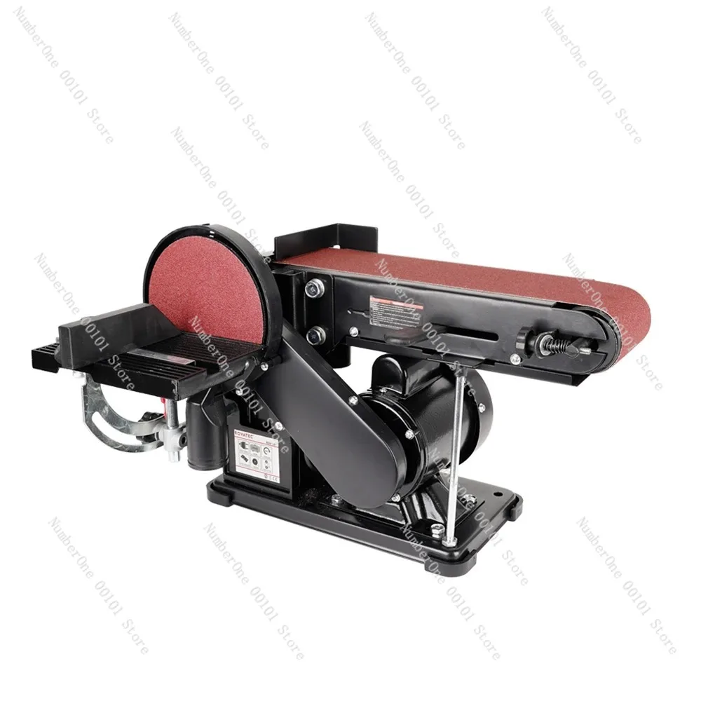 Sand Belt Machine BD46 Sand Disc Sand Belt Machine Woodworking Metal Sander polisher Vertical abrasive belt