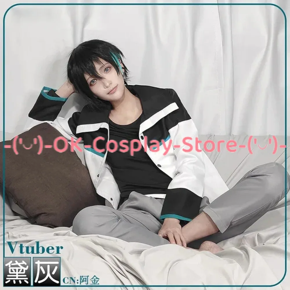 

[Customized] Anime Mayuzumi Kai Cosplay Costume Vtuber Roleplay Prop Fancy Outfit Top Pants Coat Halloween Carnival Play Uniform