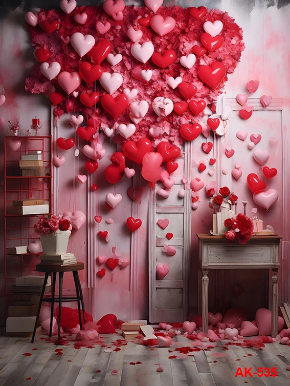 خلفيات صور لعيد الحب للتصوير الفوتوغرافي لصور الزفاف خلفية قلوب حمراء خلفية للتصوير الفوتوغرافي من الفينيل لاستوديو الصور للأطفال