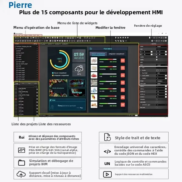 Bild 4: STONE 5,6 Zoll HMI TFT LCD Touch Screen Display Modul Automatisierung Software JSON Befehl Unterstützung für Arduino Mega 2560 Uno R3 ESP32