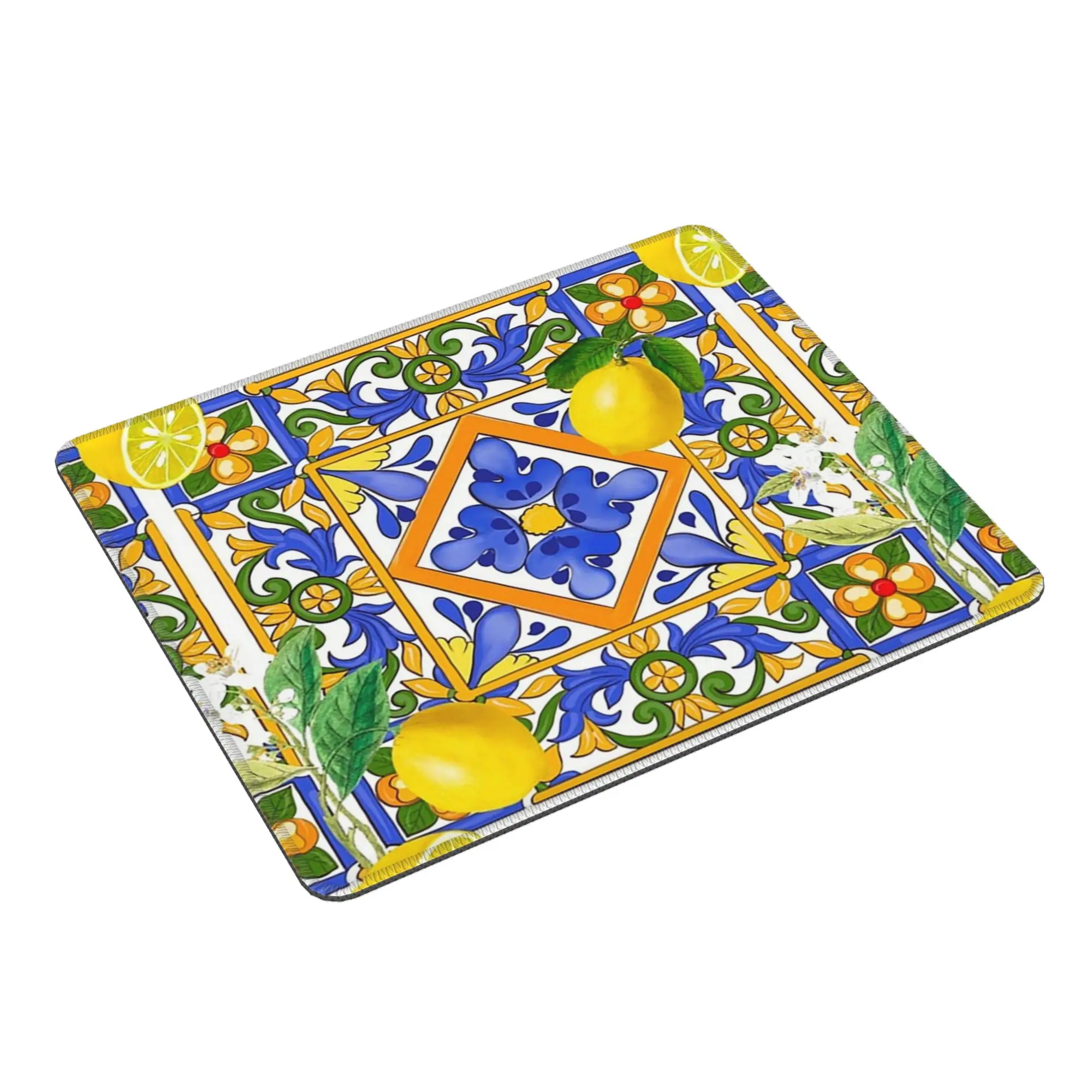 

Summer ,Sicilian tiles ,citrus,oranges Mouse Pad Computer Keyboard Mouse Mat Gamer PC Laptop Desk Mat Office Table Mats