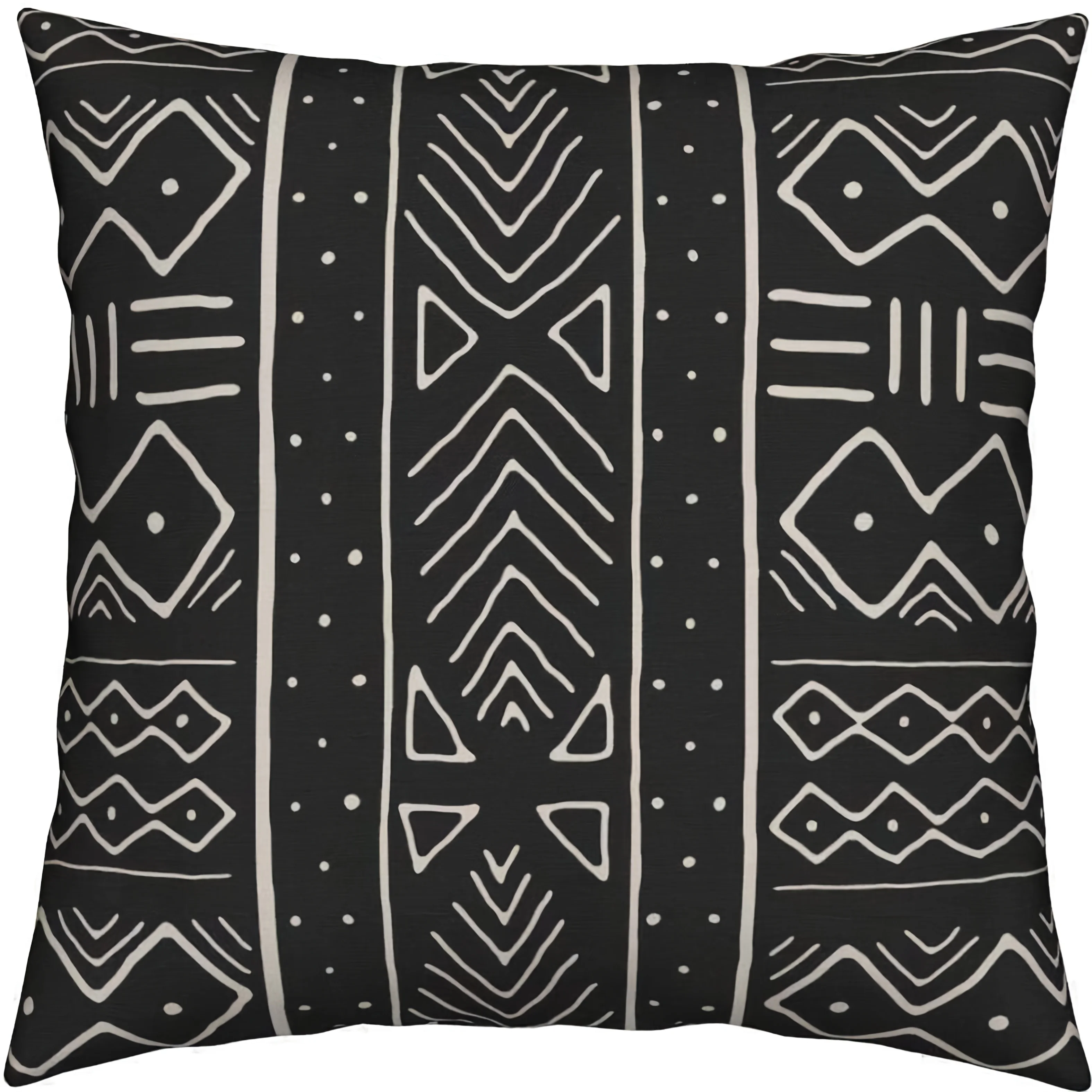 Exotic African Motif Print Throw Pillow - Elevate Your Bohemian Home Decor with This Soft, Stylish Accent Cushion