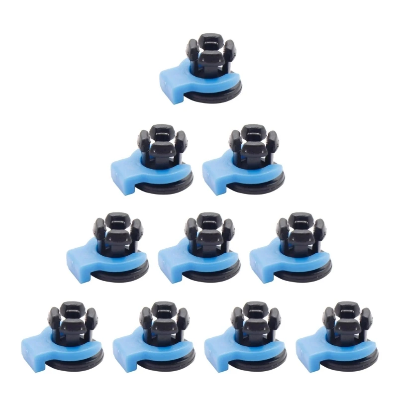 10/20/30/50Pcs Clip Pipe Embedded Clamp Bowden Coupling for Metal Heatsink Hotend Tube 4MM Collet Extruder Connector