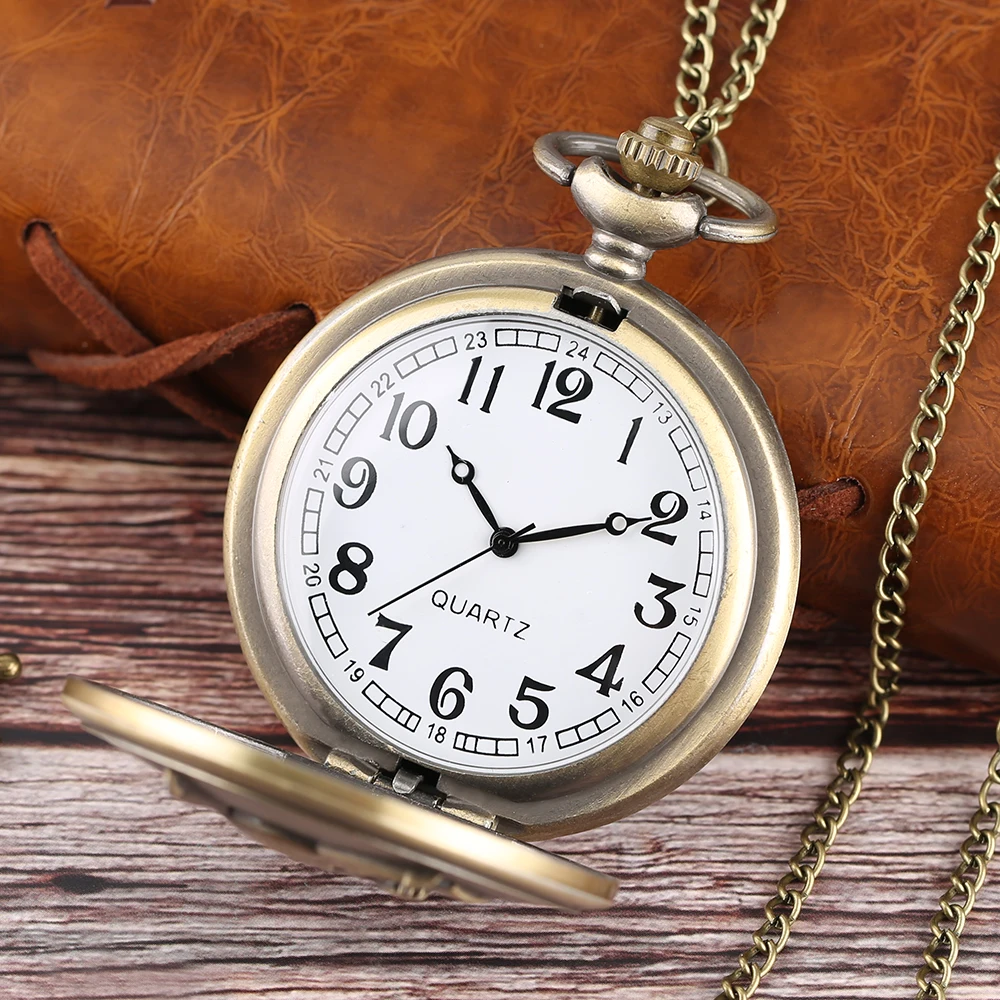 Kawaii Quartz Pocket Watch Fashion Japanese Anime Theme Slim Necklace Lovely Cartoon Clock Cute Gifts for Boys Girls Birthdays