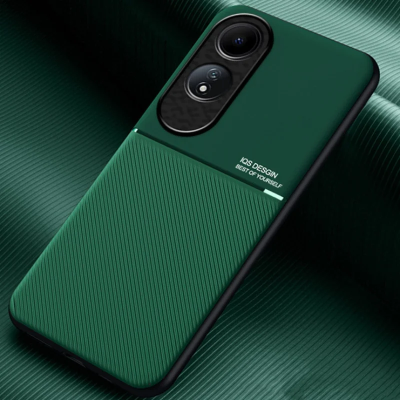 For Oppo A60 4G Case Luxury Car Magnetic Holder Back Cover For Opo Appo A 60 4G 2024 CPH2631 6.67" Soft Silicone Leather Cases