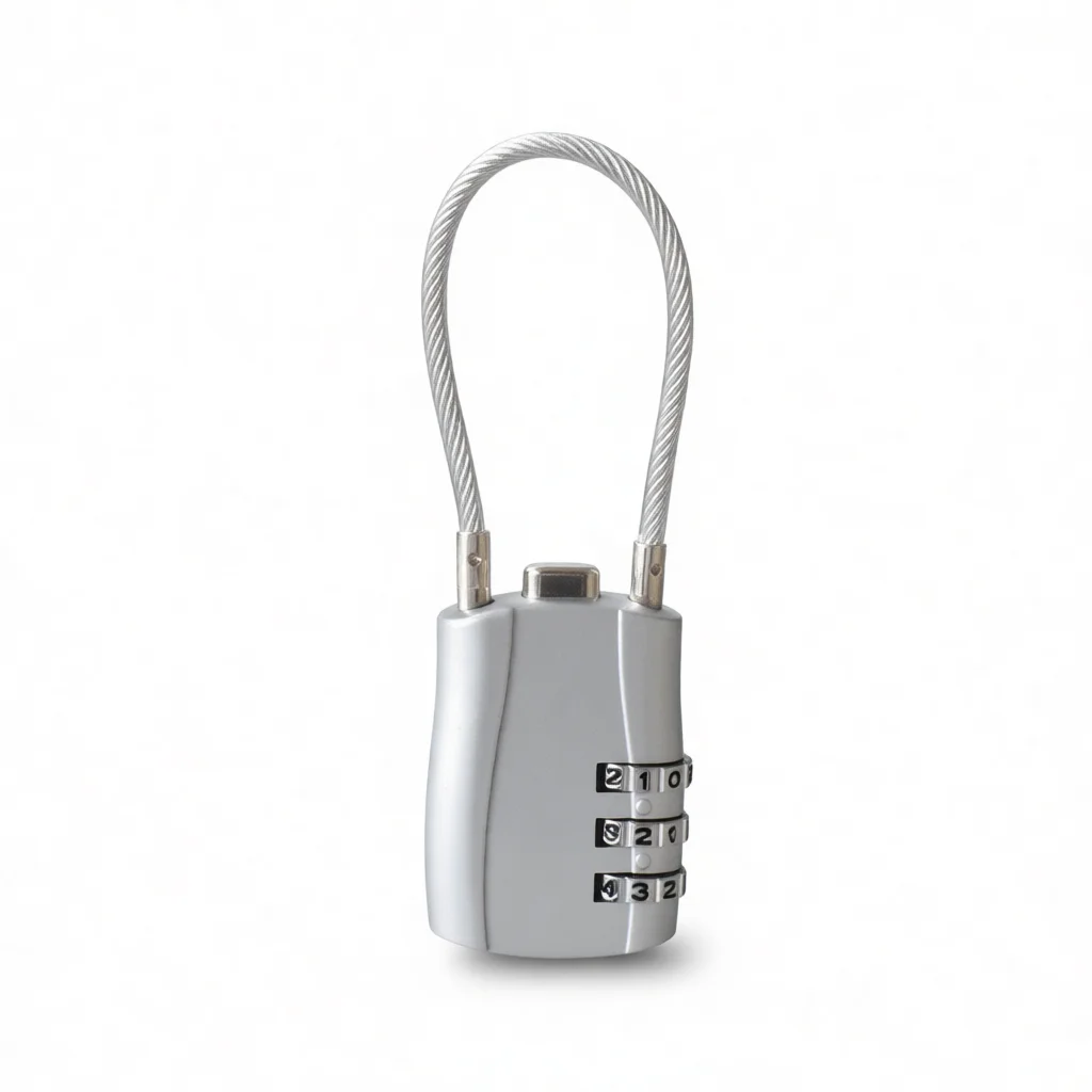 Portable Steel Combination Padlock Mini Wire Lock For Gym Locker Travel Suitcase Backpack Drawer Security Accessory