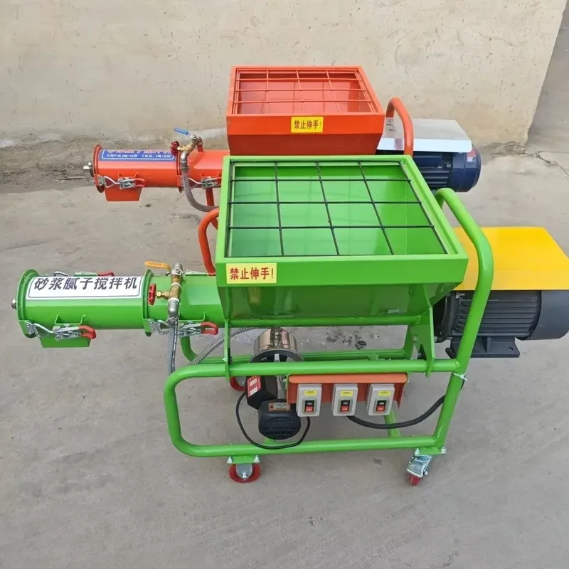 Continuous Mortar Putty Mixer Portable Cement Mixer for Construction