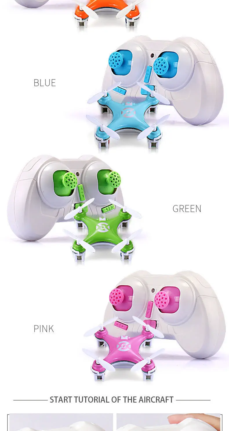 Mini Drone Cx10 RC Quadcopter 2.4G 4CH Con Luces LED | Giros De 360°, Lanzamiento Manual, 3 Velocidades | Juguete Para Niños