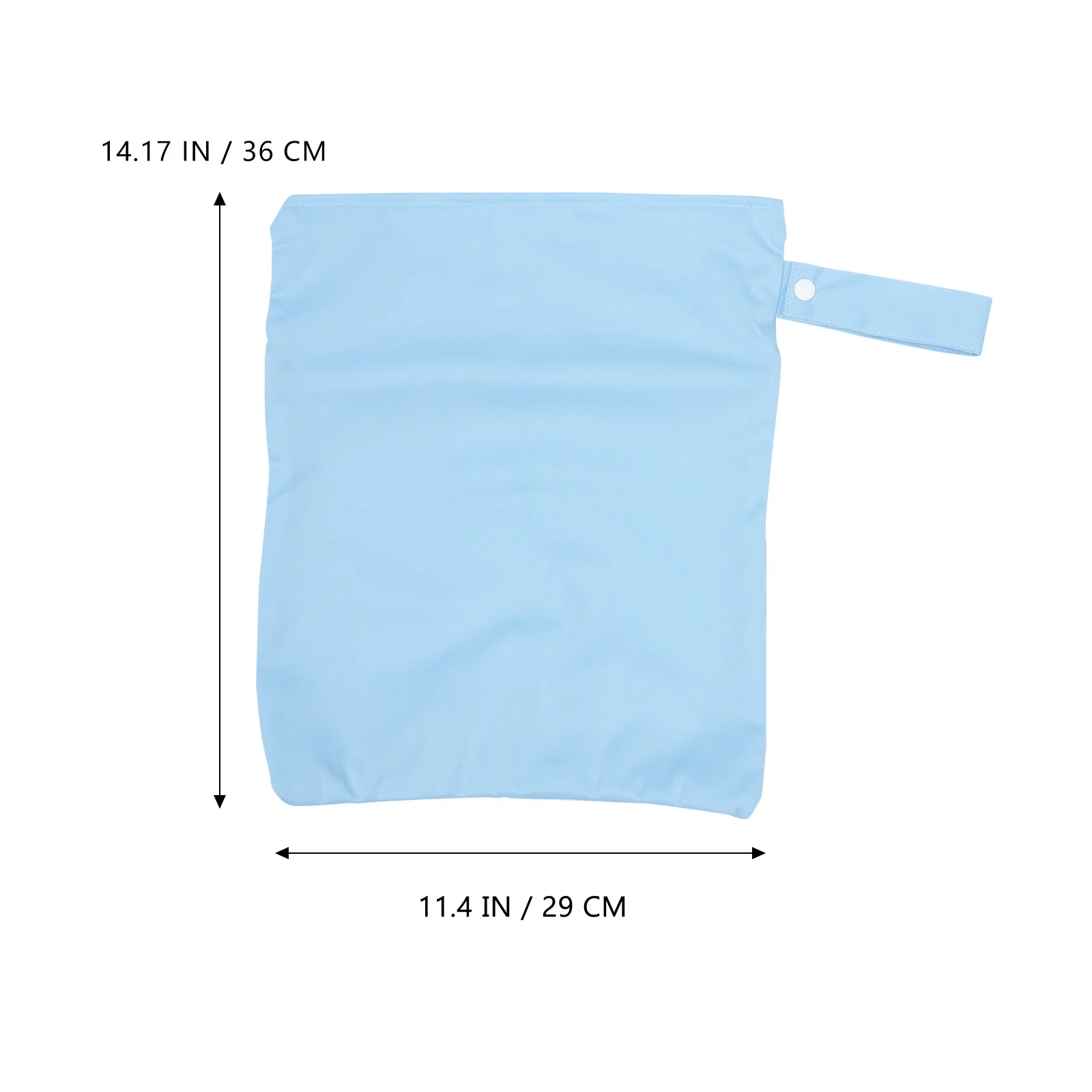 Bolsas impermeables para almacenamiento de pañales, organizador de viaje portátil, bolsa húmeda reutilizable, pañales de tela, 3 uds.