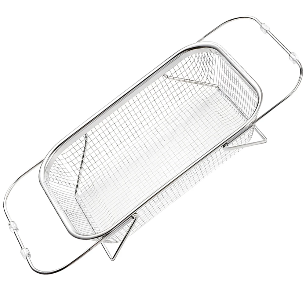 

Expandable Dish Drying Rack Stainless Steel Sink Drainer Basket Household Tableware Holder Countertop Utensil Organizer Kitchen
