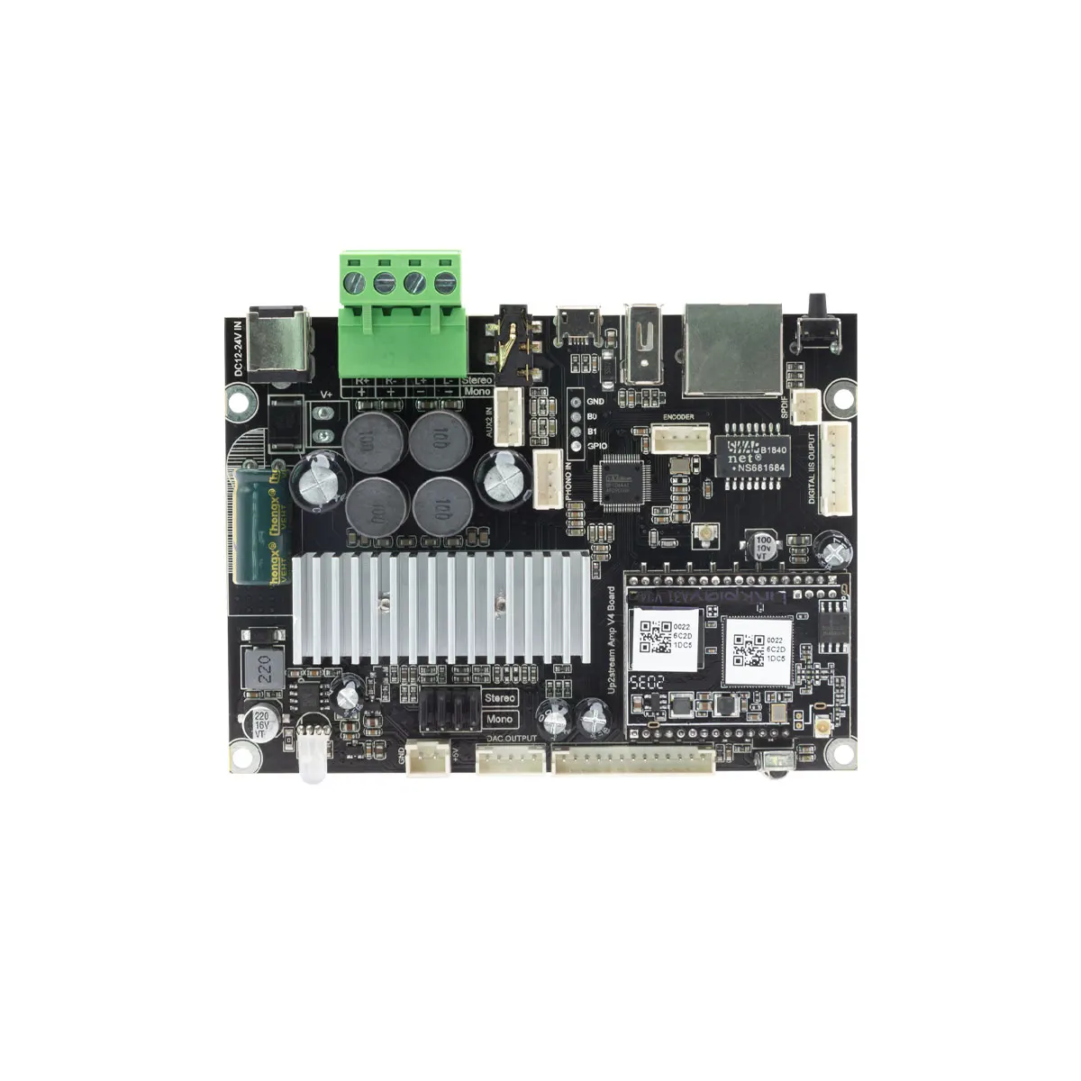 Up2Stream Amp V4 Multiroom Wireless Streaming Amplifier Board