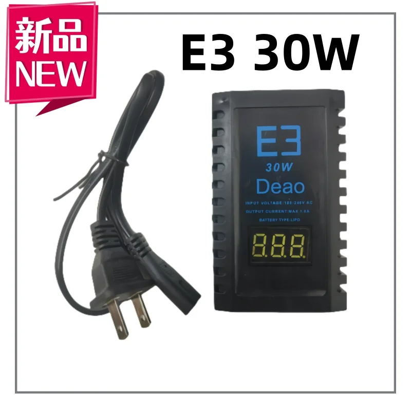 E3 30W 2S 3S 4S AC100V-240V Balanced Battery Charger for LiPo Battery of RC Helicopter - EU/US